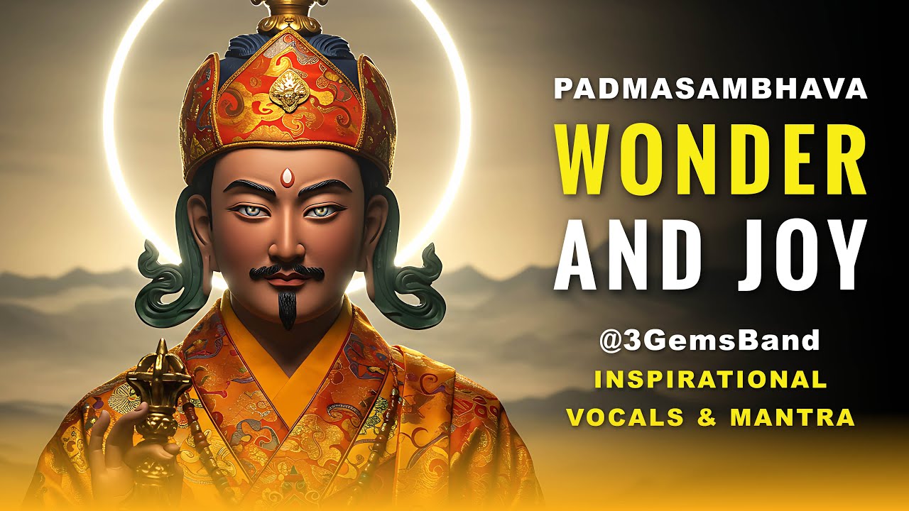 🎥 🎵  Padmasambhava Wonder and Joy, Buddhist Music Video with mantras🎵 🎥 @3GemsBand