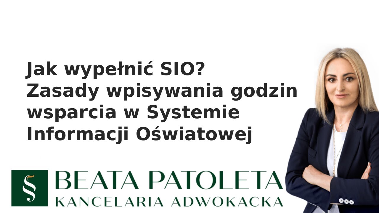 Wpisywanie godzin wsparcia w SIO - krok po kroku