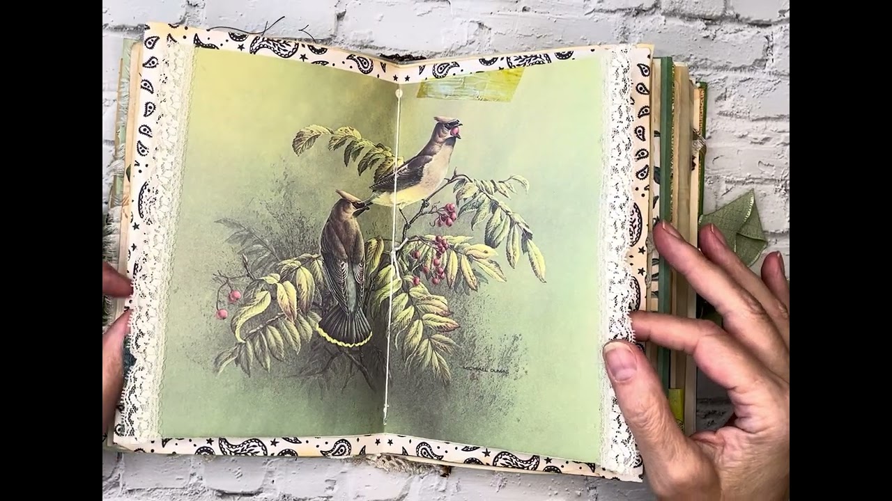 Handmade Vintage Junk Journal “Daisy, Daisy”