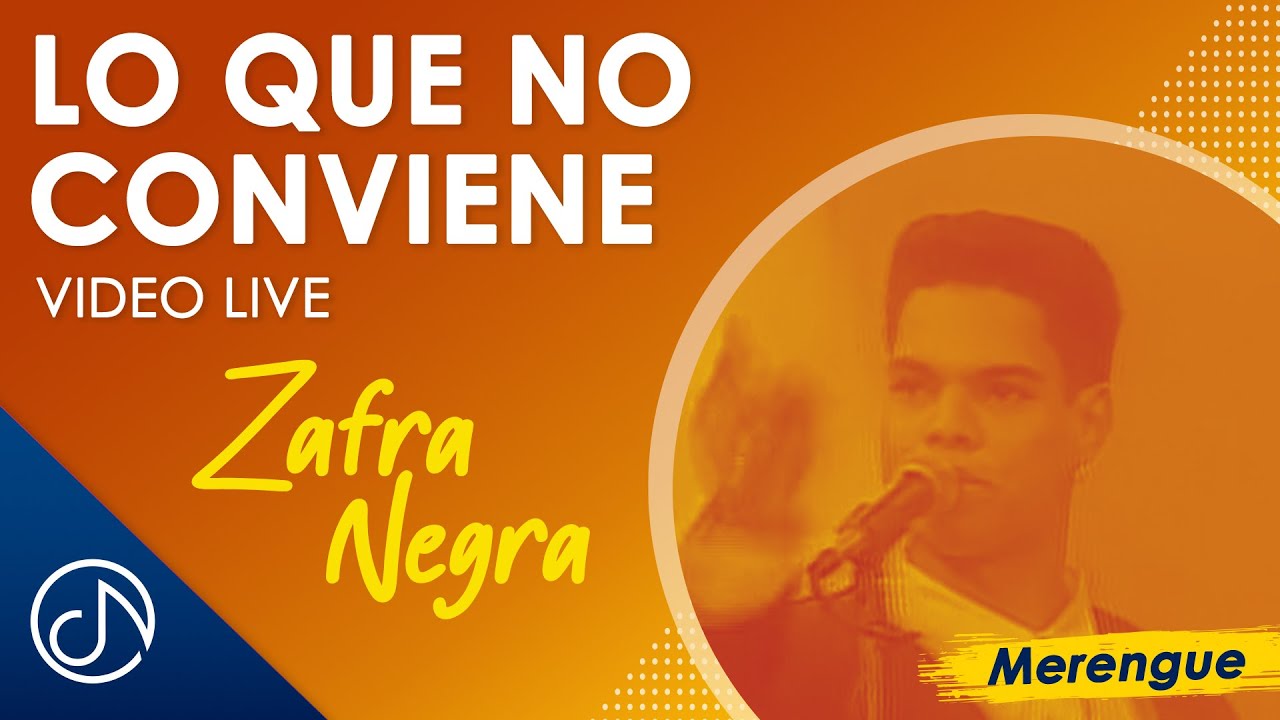 Lo Que No CONVIENE 🎤 - Zafra Negra [Video Live]