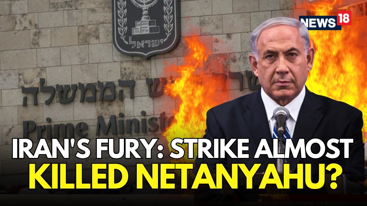 LIVE | Iran Taking Khamenei's Revenge: Israeli PM Office Attacked With Missiles, CLOSE MISS | N18G