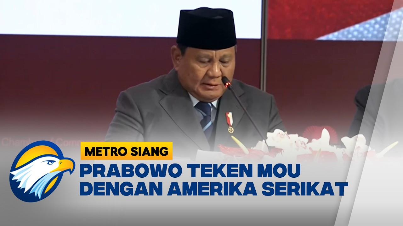 Presiden Prabowo Teken MoU Strategis di Business Summit, Apa Dampaknya? - [Metro Siang