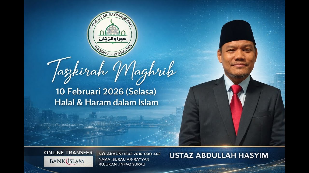 KULIAH MAGHRIB DI SAR @ LARAI - USTAZ ABDULLAH HASHIM