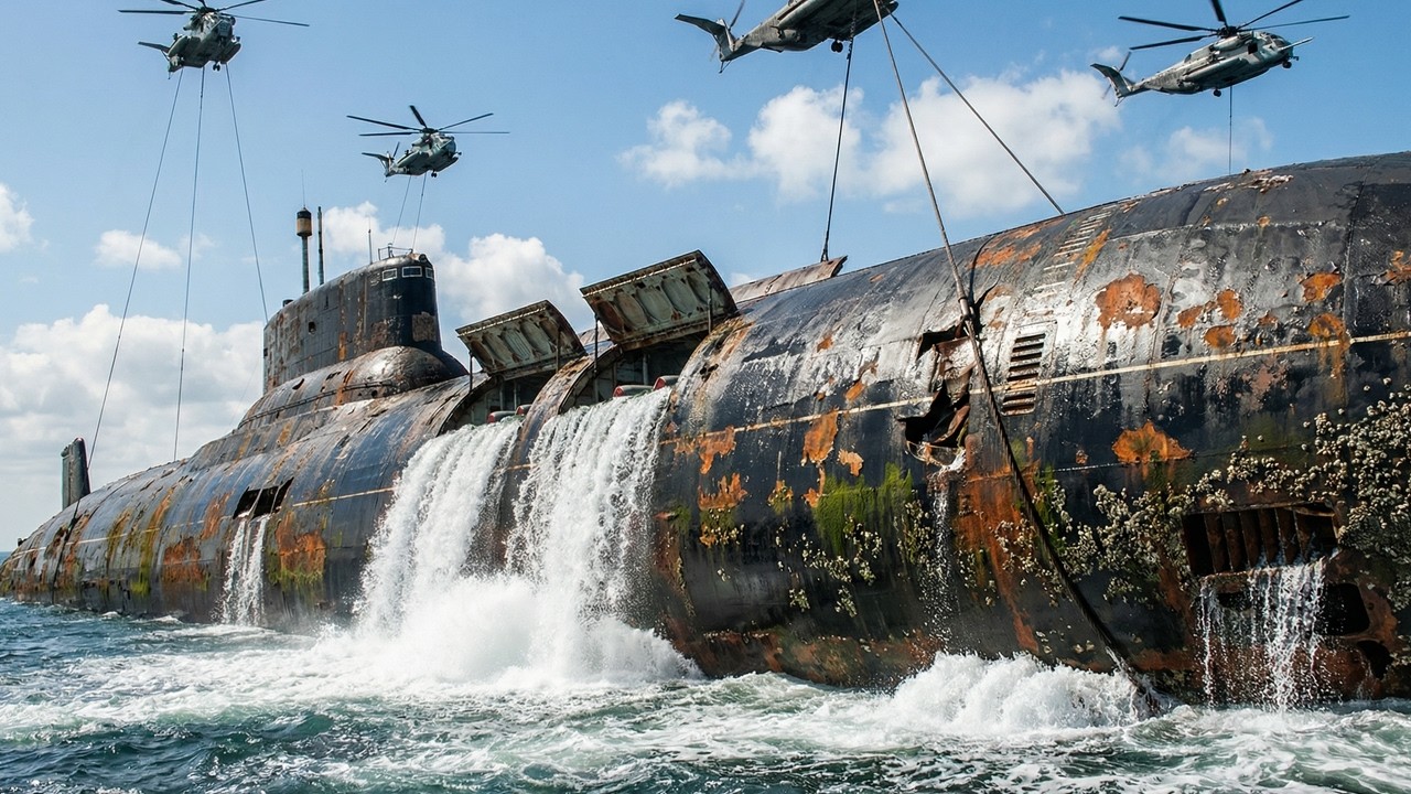 Salvaging & Restoring a Ghost Typhoon-class Submarine After 40 Years Beneath the Deep Sea