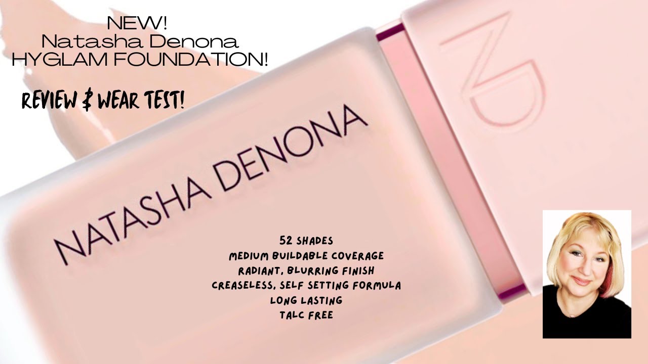 NEW! NATASHA DENONA HY-GLAM FOUNDATION - INCLUDES WEAR TEST! 