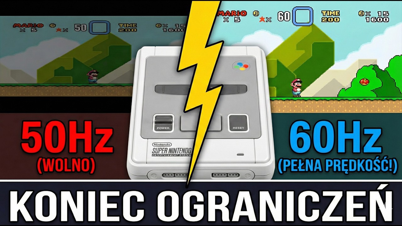 Graj we WSZYSTKO na SNES-ie! Region Free + 60Hz