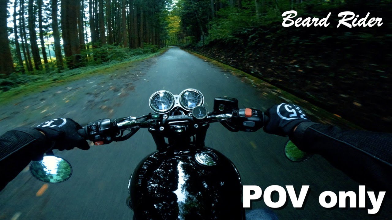 [041] POV Only Bonneville T120 Afternoon Ride | Pure Exhaust Sound [2024 Summer]