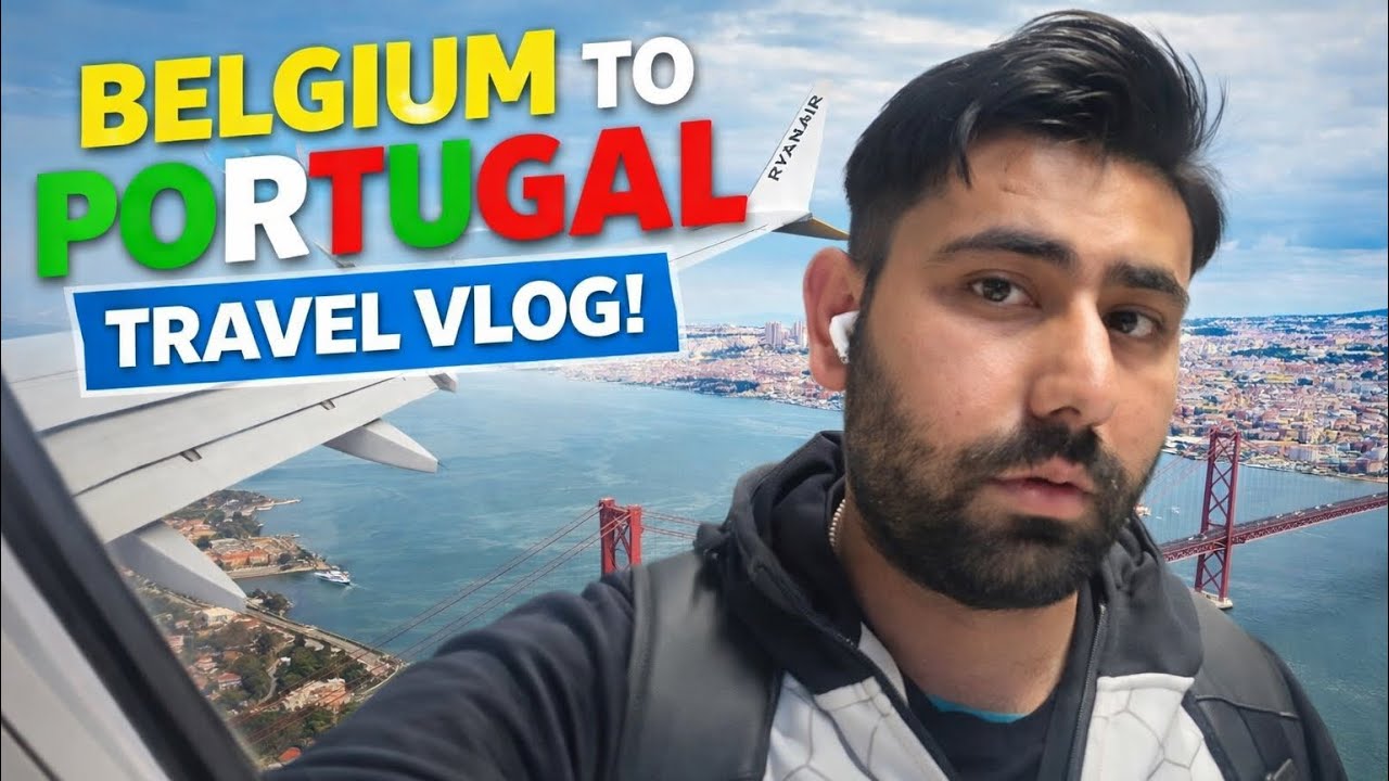 Belgium Se Portugal Ka Safar ✈️ Lisbon Ka Amazing View 😱 | Europe Travel Vlog