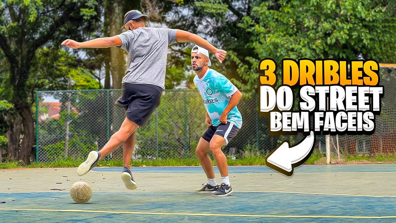 Aprenda 3 DRIBLES HUMILHANTES do futebol de rua  #1