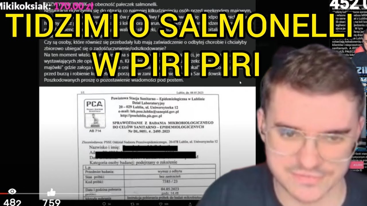 TIDZIMI O SALMONELLI W PIRI PIRI