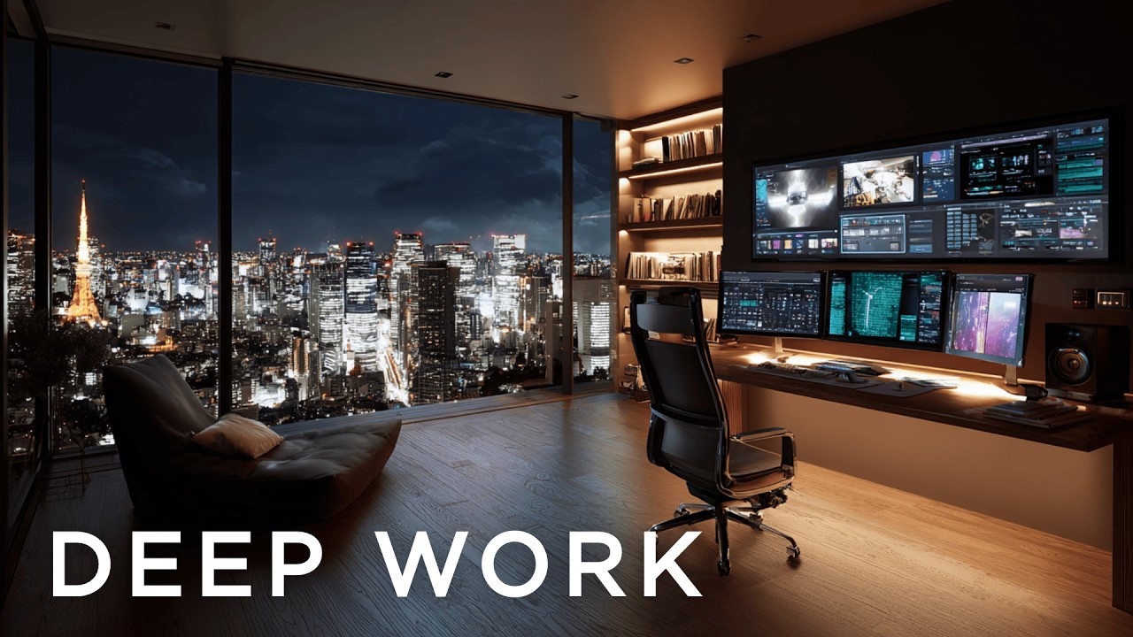Deep Work Music - Zero Distractions for Coding, Deep Study & Executive Focus