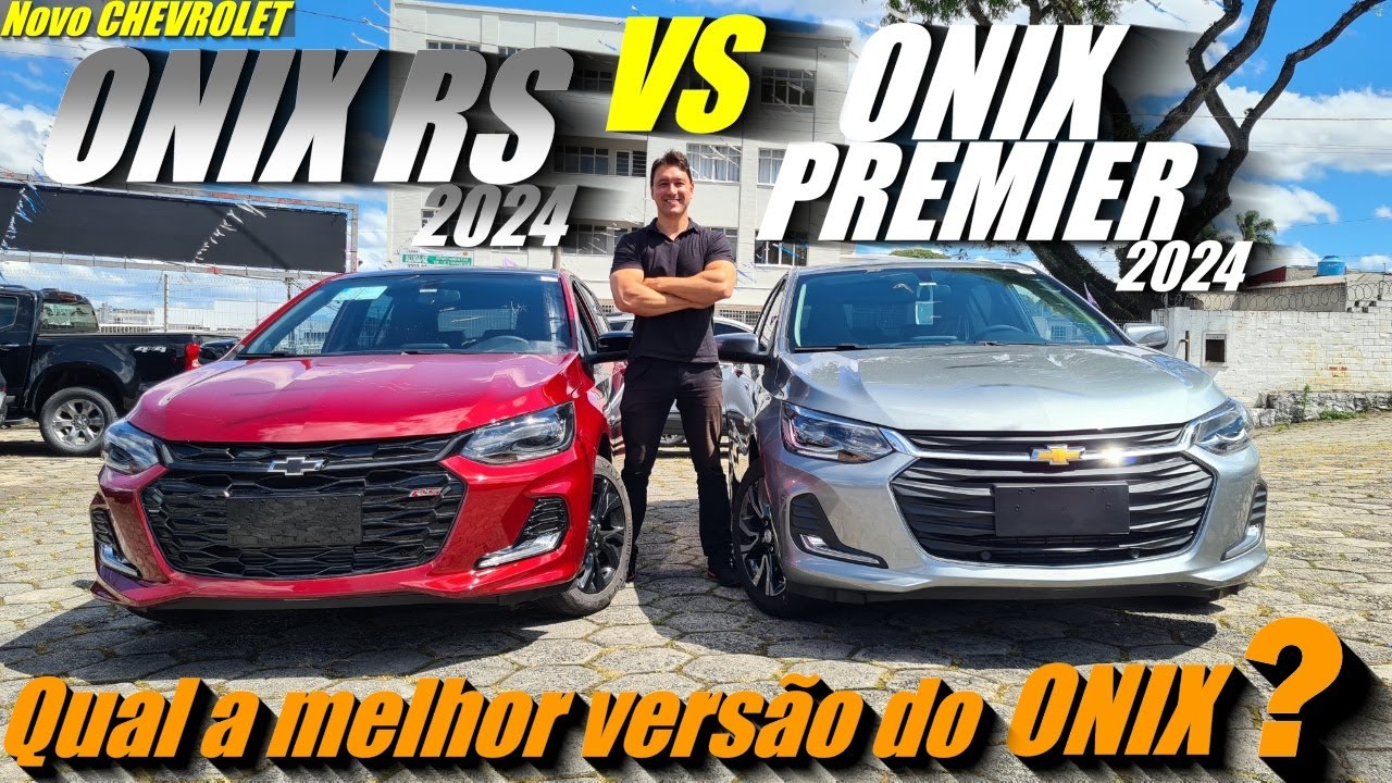 Chevrolet ONIX Premier 2024 VS ONIX turbo RS 2024. Esportivo ou luxo? Qual a melhor versão?