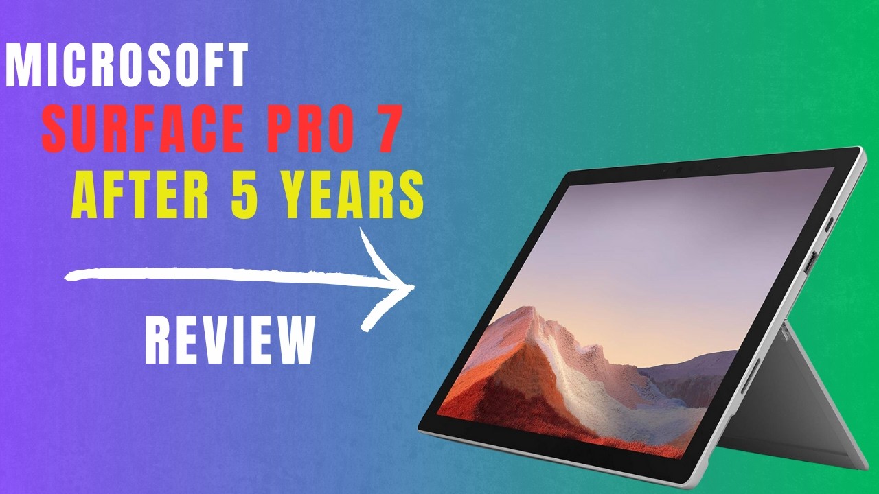 Microsoft Surface Pro 7 1866  After 5 Years: Amazing screen & slow performance.