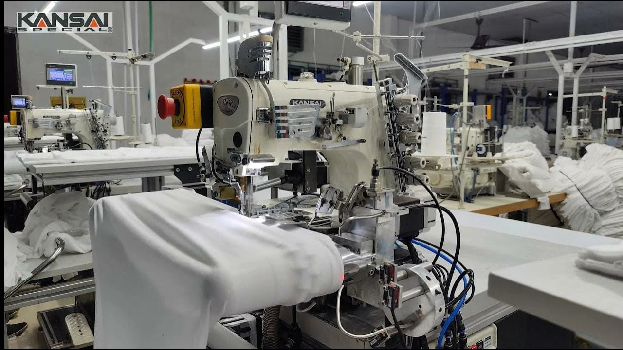 Kansai Special Fully Automatic Circular Bottom Hemming Machine | NR9803GALK-ABH3 | #kansaispecial