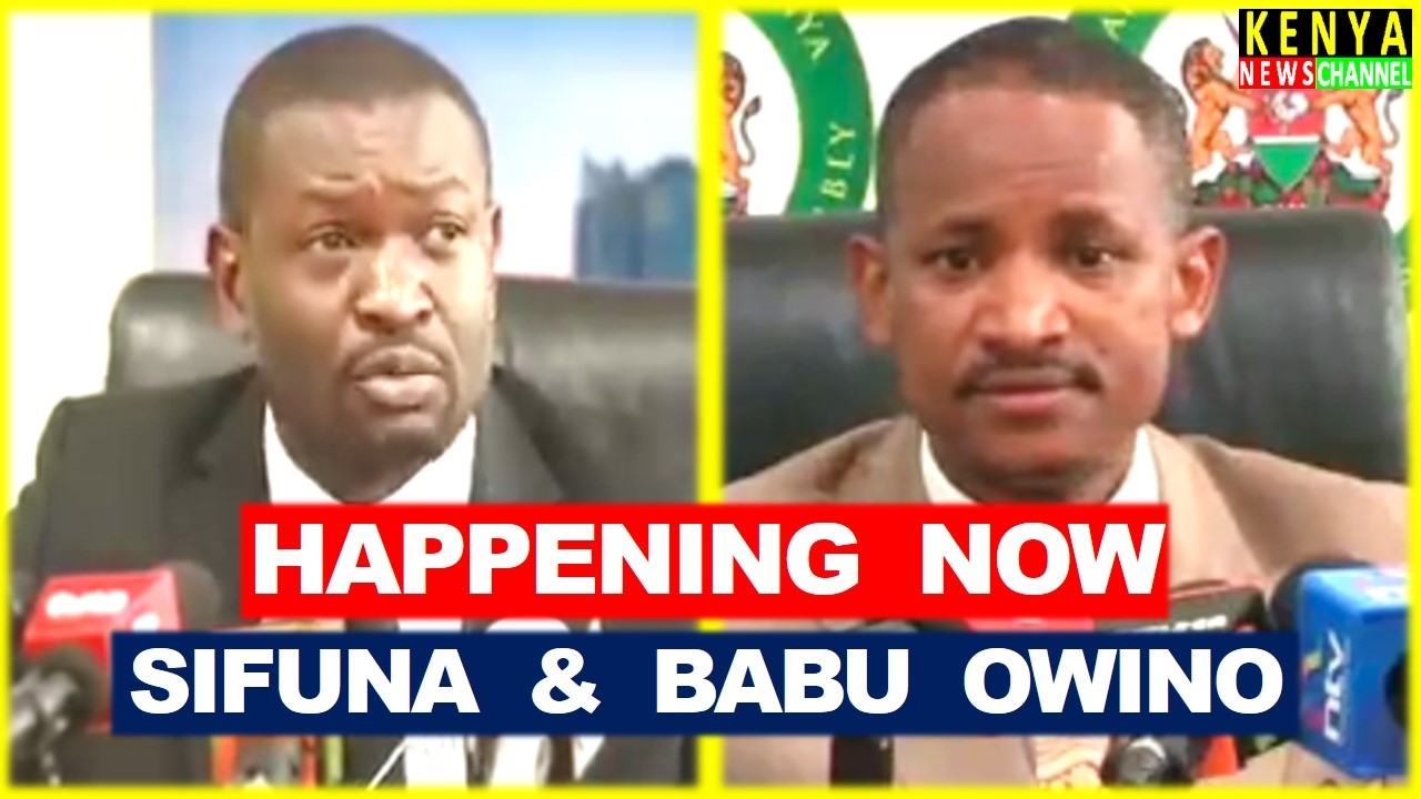 LIVE - Sifuna and Babu Owino address the Nation after Ruto & Sakaja signed Nairobi Cooperation Pact