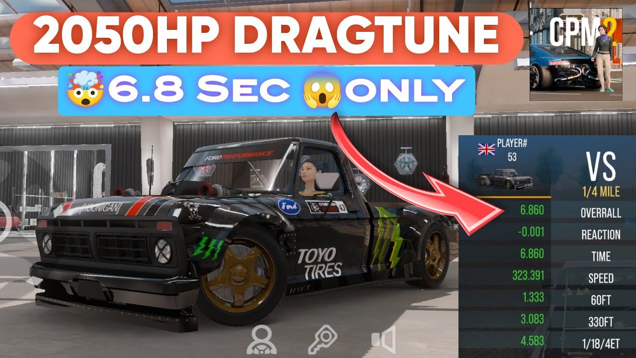 HOONI TRUCK DRAGTUNE 2050HP | CAR PARKING MULTIPLAYER 2