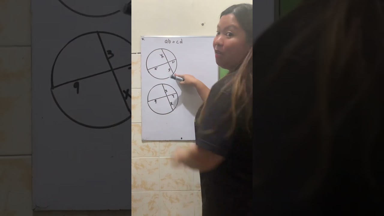 Intersecting Chords Theorem (segment) example 2
