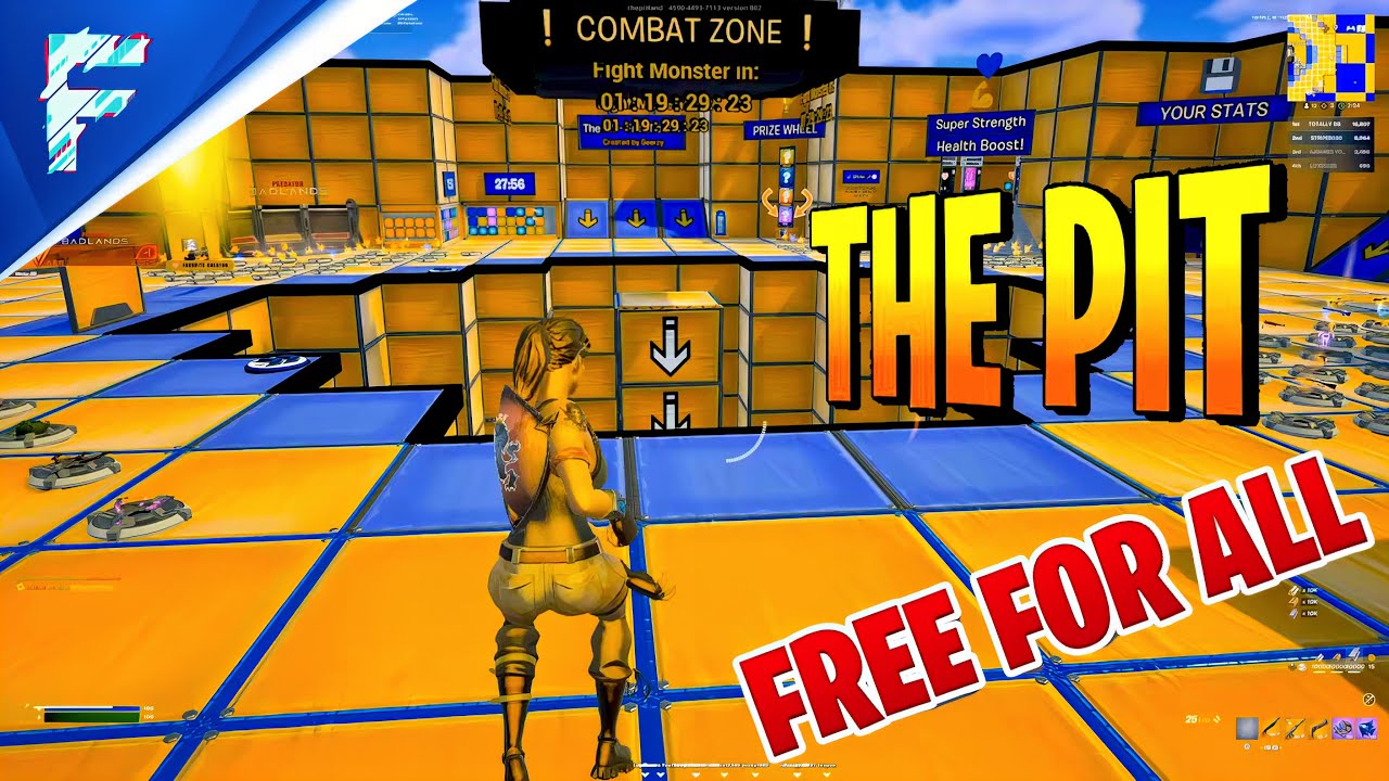 FORTNITE: The Pit Free For All Gameplay - PS5