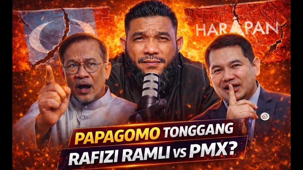 PAPAGOMO TONGGANG RAFIZI TUTOH ANWAR IBRAHIM? SALAH BESAR ANGKAT PMX?