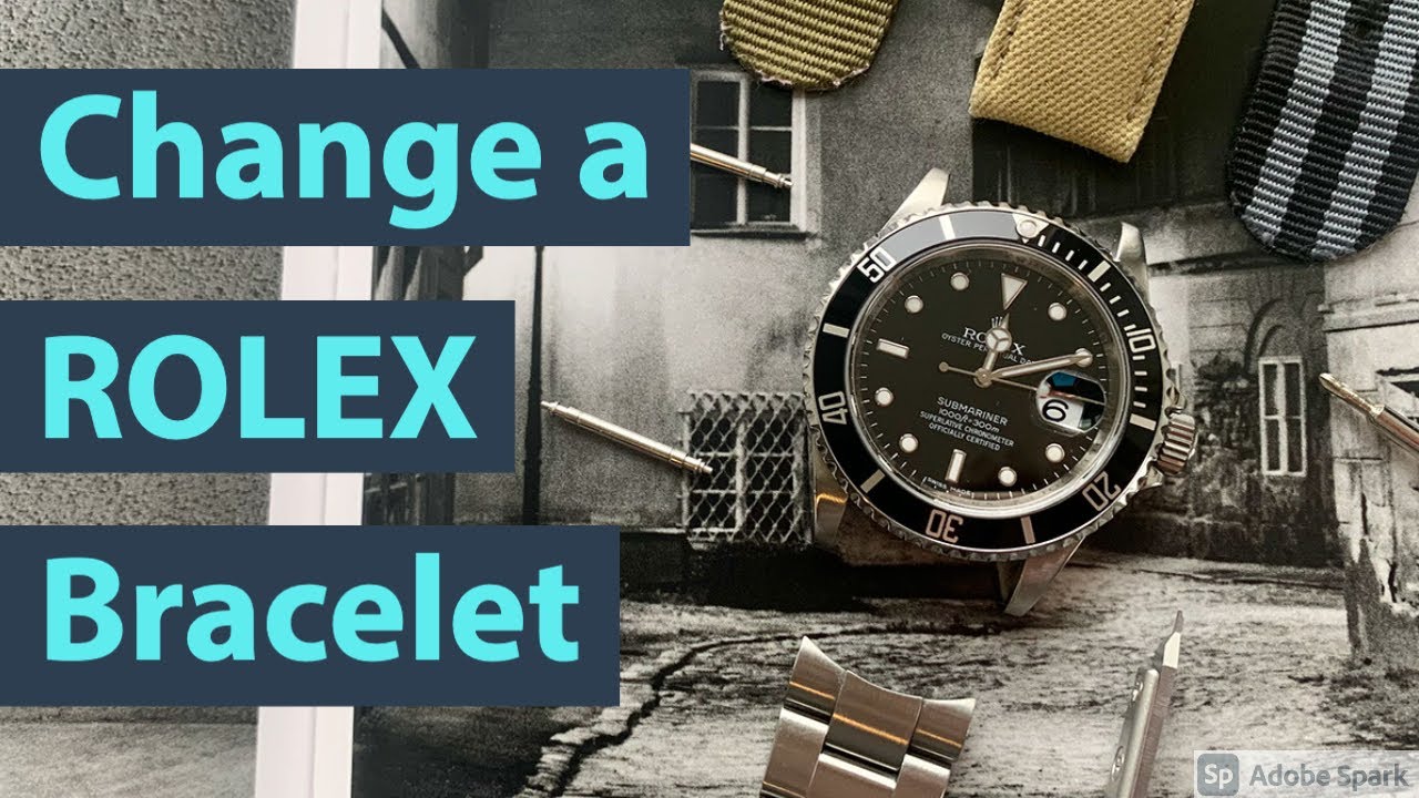 How to change the Bracelet on a Rolex or any other Watch