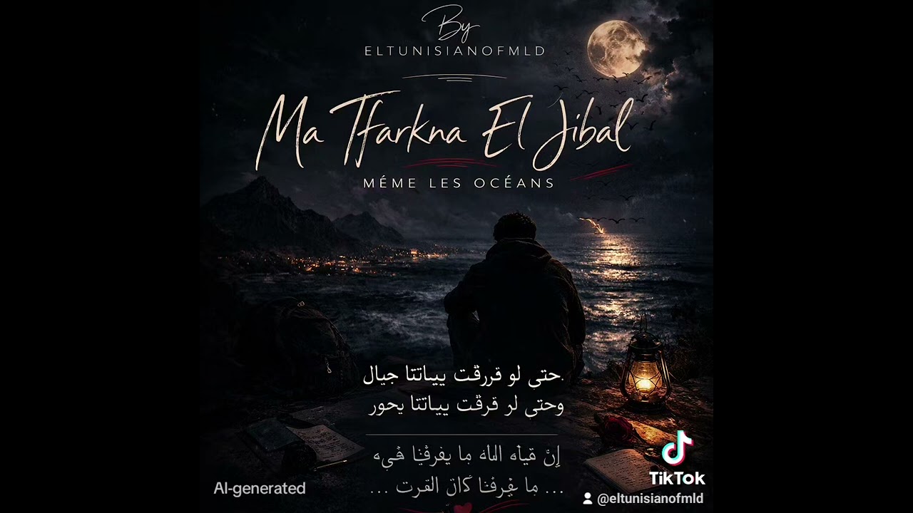 Ma Tfarkna El Jibal – Même les océans (Official Audio) | by eltunisianofmld