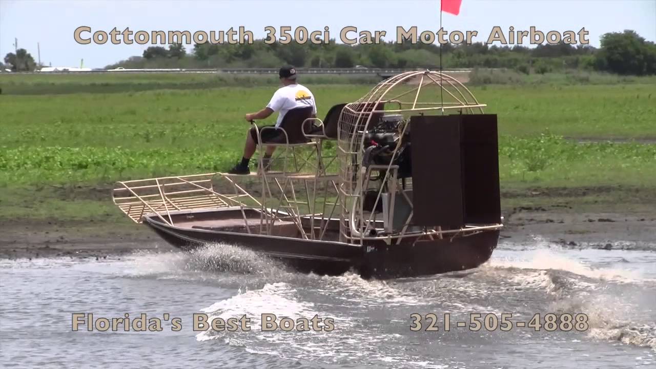 Cottonmouth 350ci Airboat
