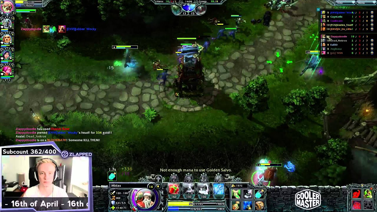 [HoN]AR Solo Q game 47: Midas Raidboss
