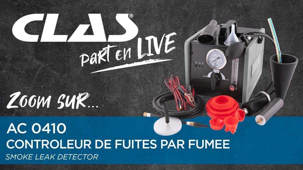 CLAS part en LIVE #5 : Zoom sur AC 0410 Contrôleur de fuite par fumée