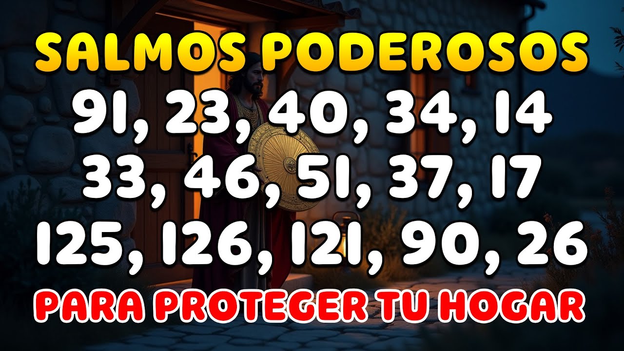 SALMOS PODEROSOS CONTRA EL MAL, LA ENVIDIA Y ENEMIGOS OCULTOS | PROTEGE TU HOGAR Y TU FAMILIA