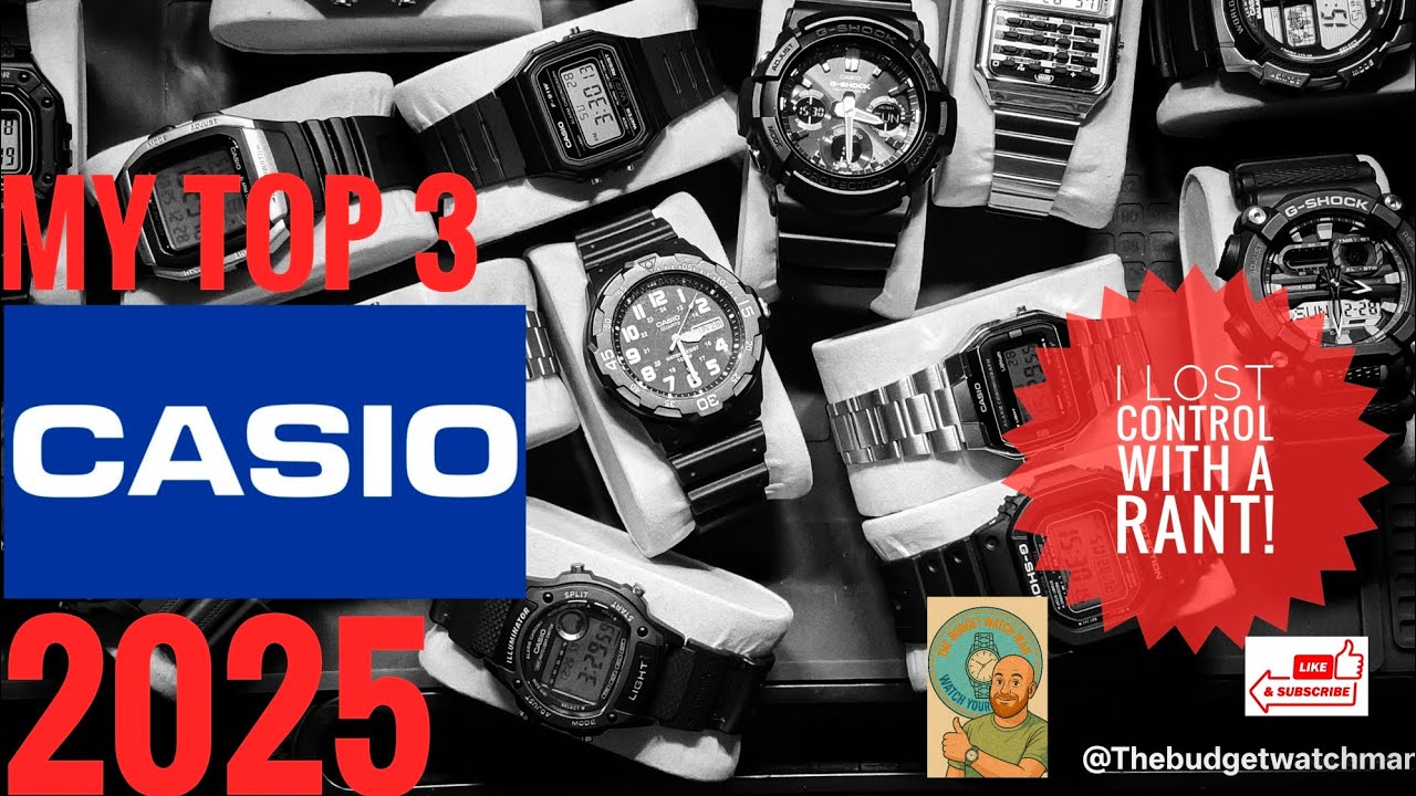 Мои 3 лучших покупки часов CASIO в 2025 году (мне просто необходимо было высказаться)