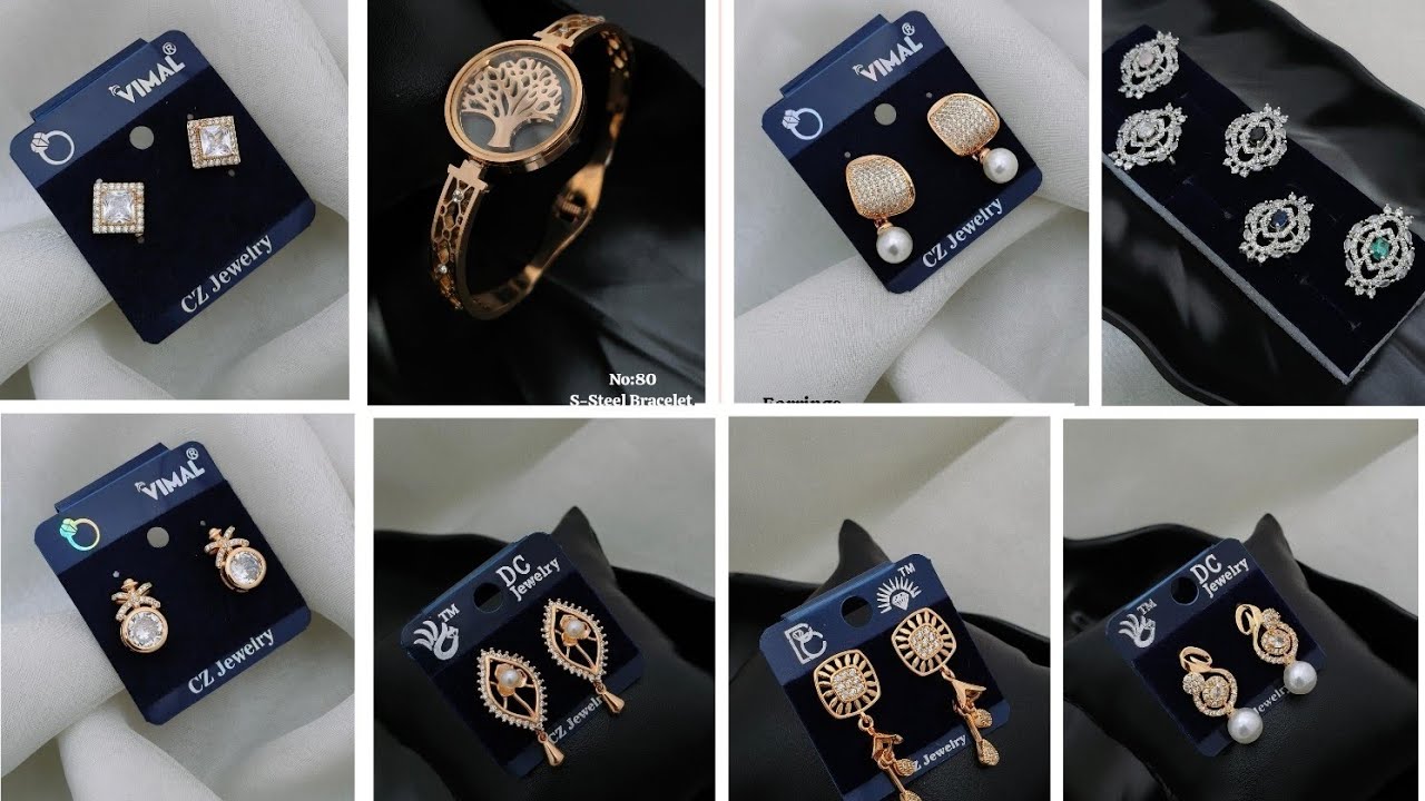 Latest designer collection | designer female jewellery | stylish Rings, earring & bracelets‎@Meesho