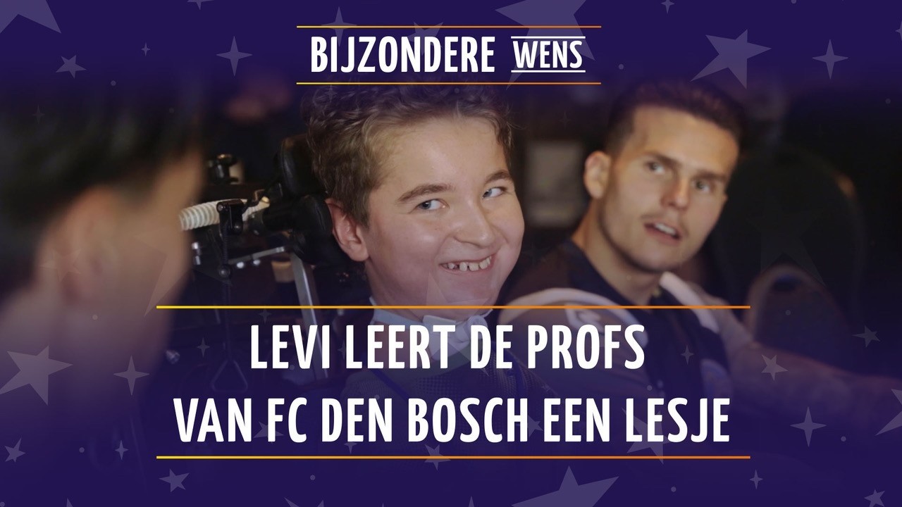 Levi voor één dag speler van FC Den Bosch