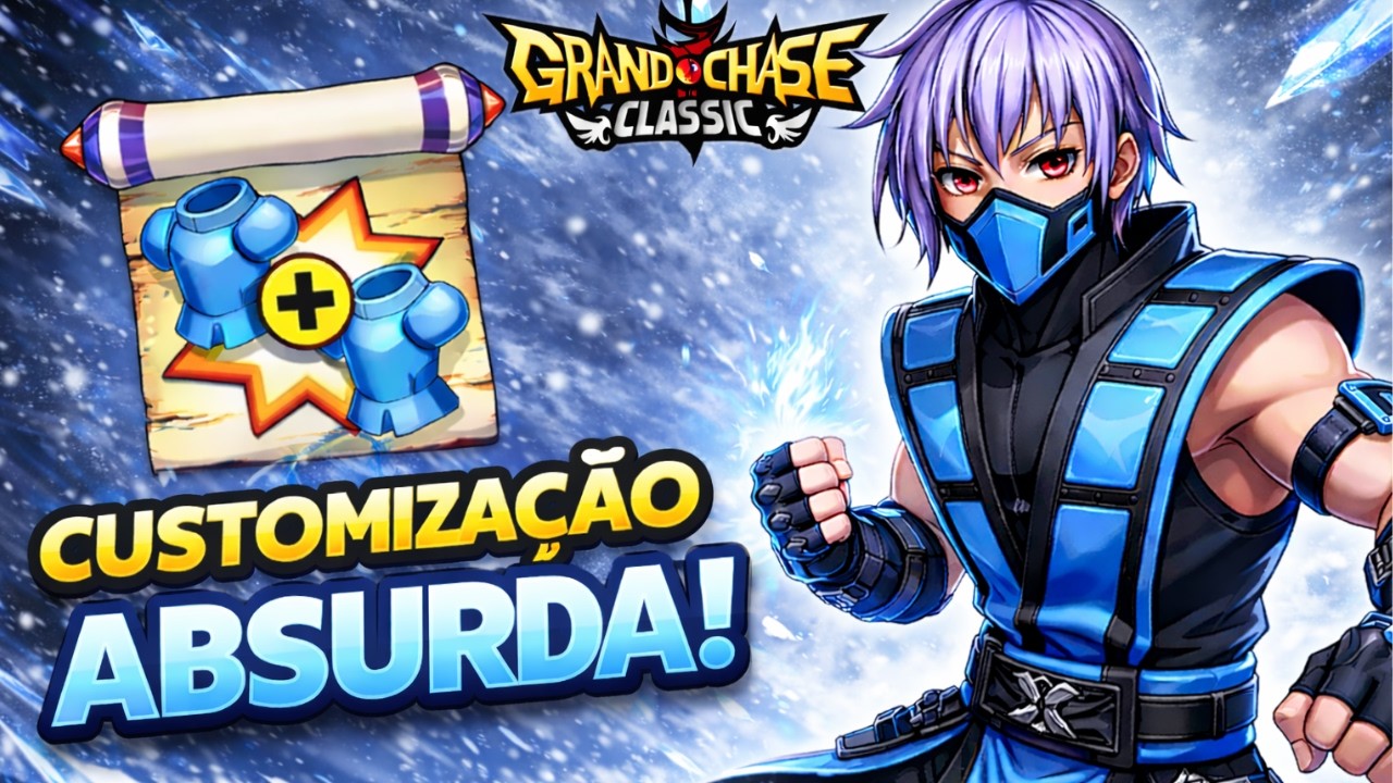 VOCÊ NÃO VAI ACREDITAR NESSA CUSTOMIZAÇÃO!   Ficou INSANO! GRAND CHASE CLASSIC