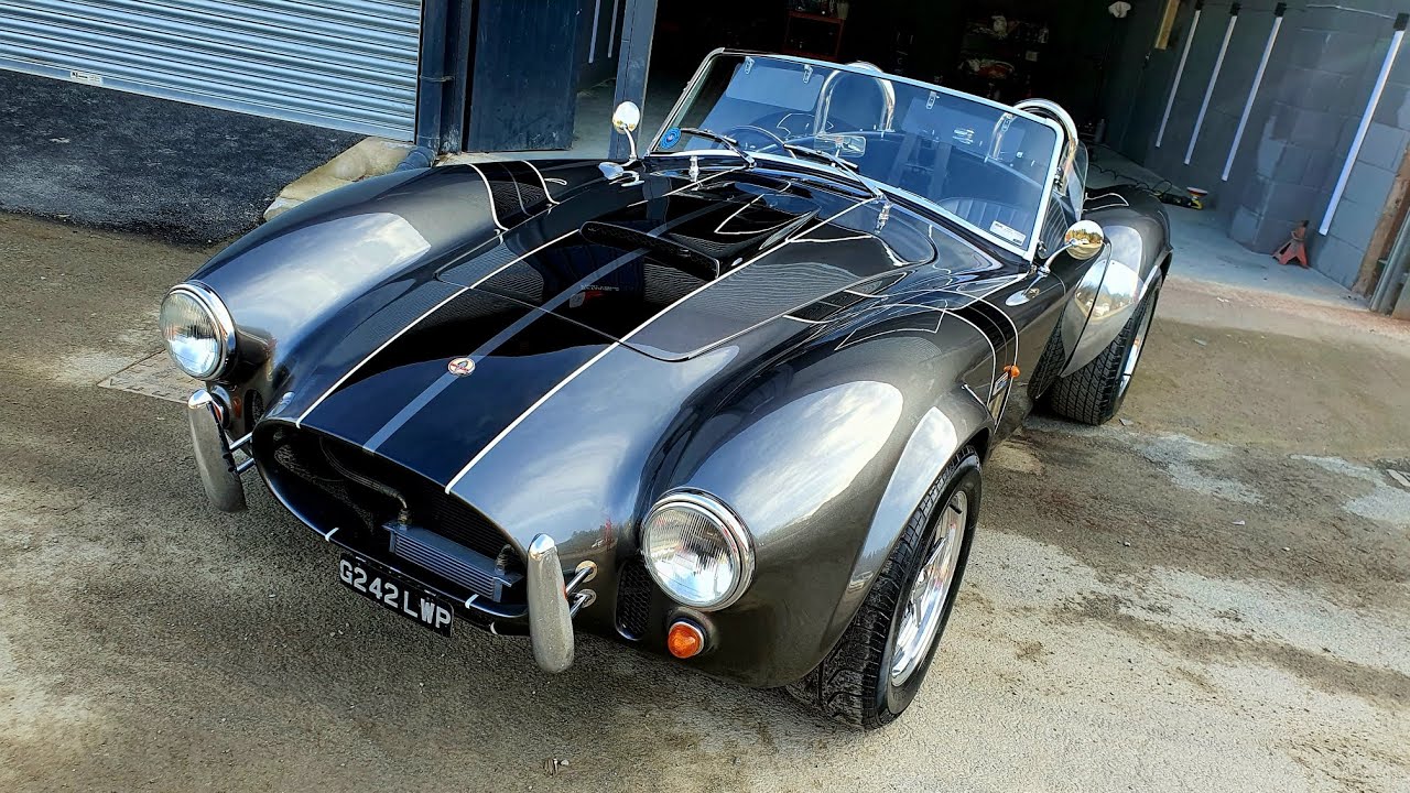 *Better Audio* AC Cobra full colour change - JM Details. Pilgrim Sumo Chassis, Rover V8 powered.