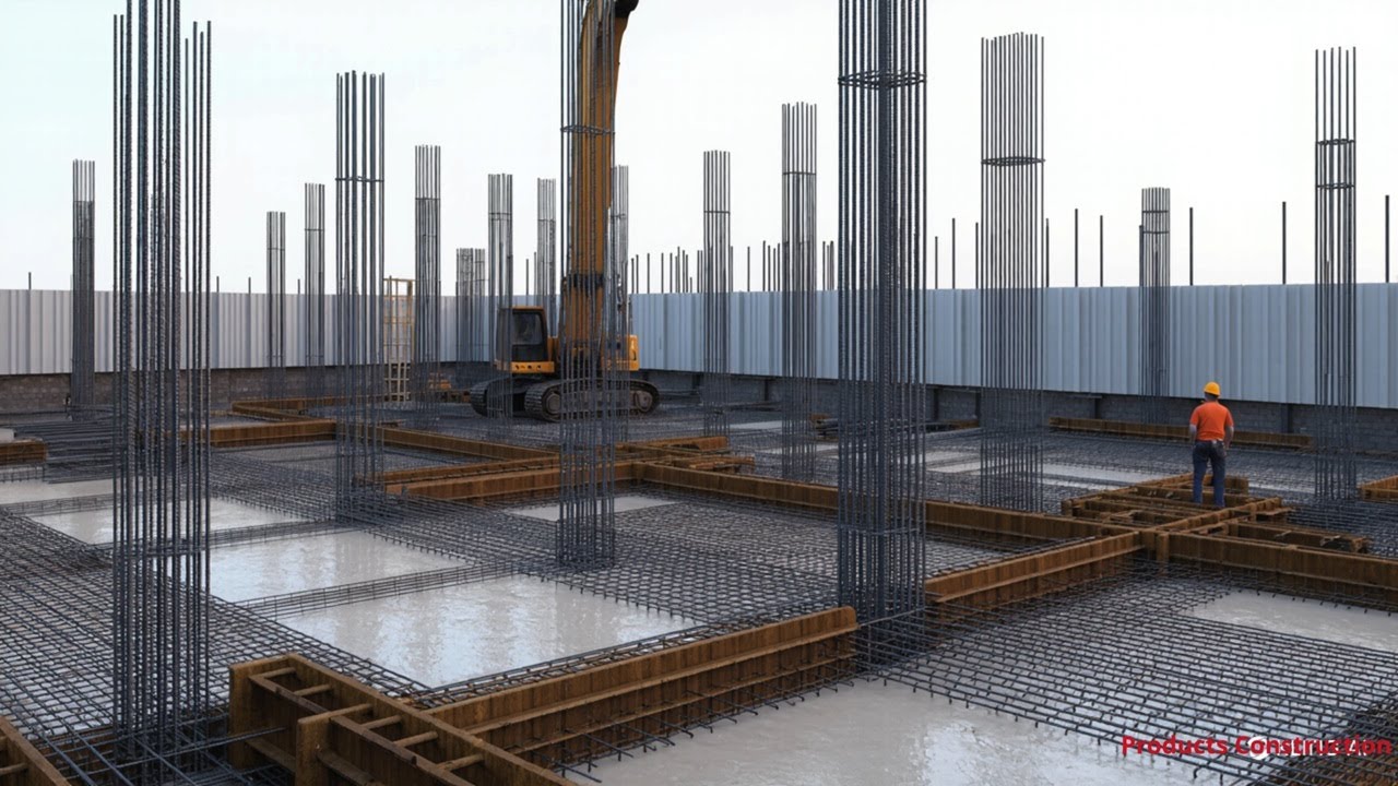 Decoding Underground Structures: How Builders Organize Foundation Steel, a Hidden Engineering Works