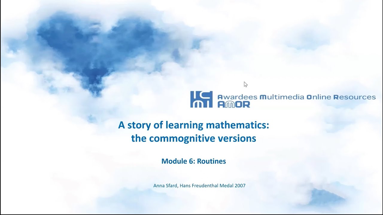 Anna Sfard - Module 6 - Routines