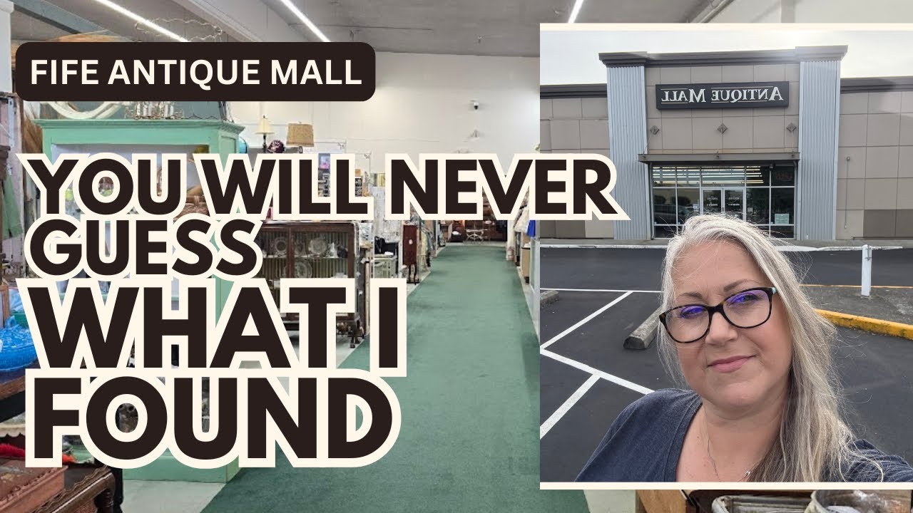 GREAT FINDS AT THE FIFE ANTIQUE MALL | Come Along Thrifting with Me 