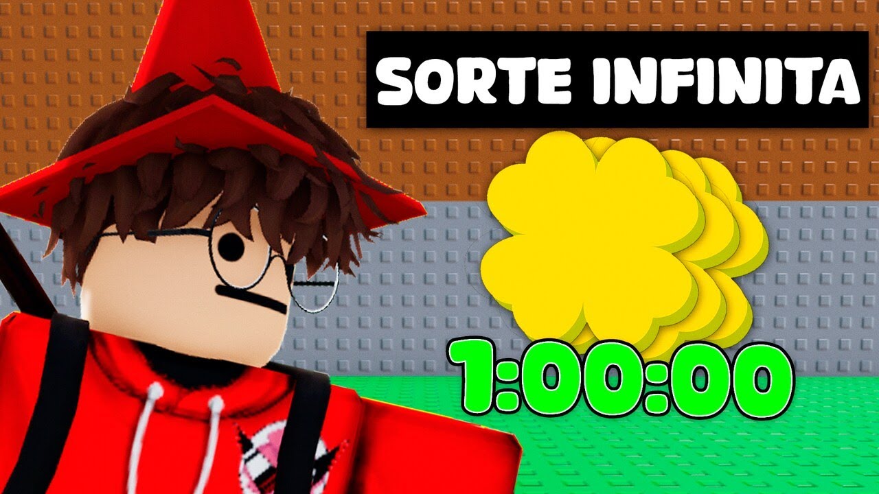 ATIVEI 1 HORA DE SORTE INFINITA NO ROUBE UM BRAINROT