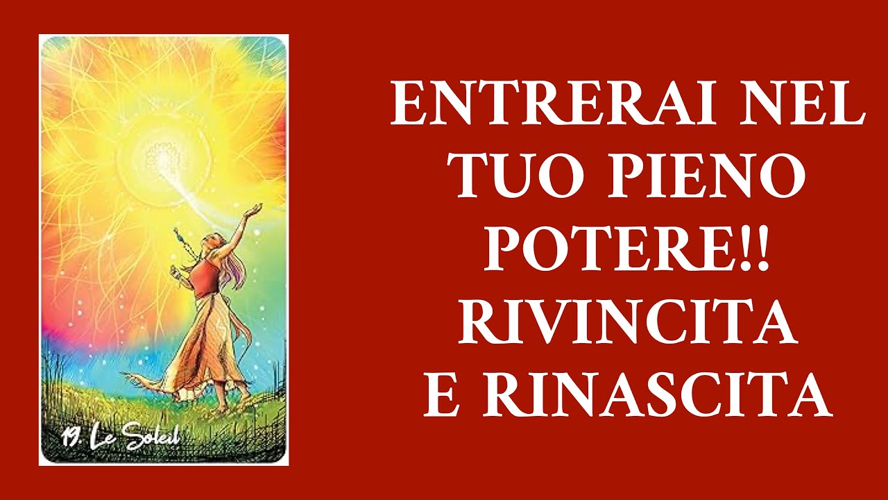 SARAI BACIATA DAL SOLE-RIVINCITA E RINASCITA PER TE#tarot #tarot #tarocchi #tarocchi #tarot #tarot 