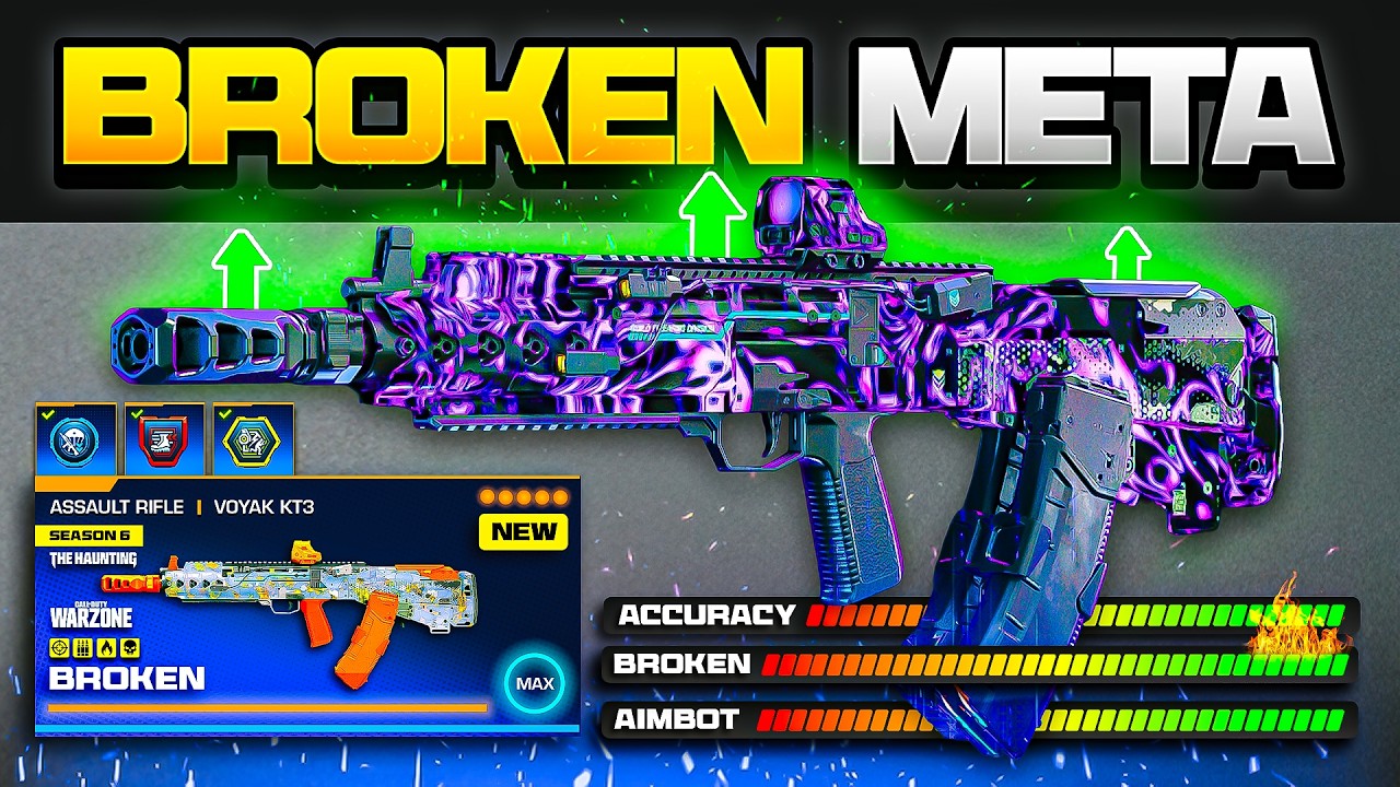 the NEW *BROKEN* META LOADOUT in Warzone after the NEW UPDATE! (Best VOYAK KT3 Class)