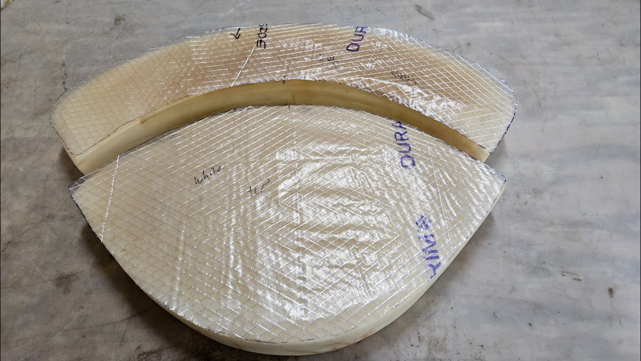 How to template a boat seat 2