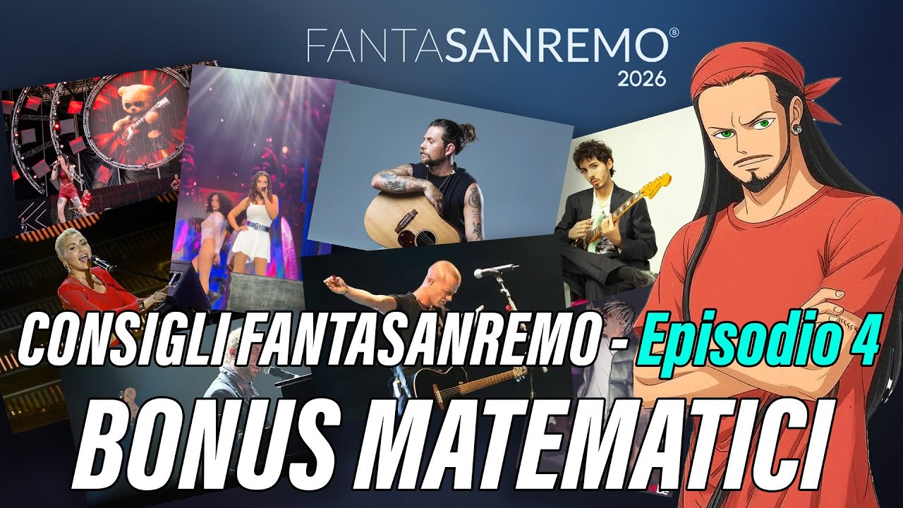 FANTASANREMO 2026: +25 PUNTI IN UNA SERA? 😱 Ecco i Bonus MATEMATICI!