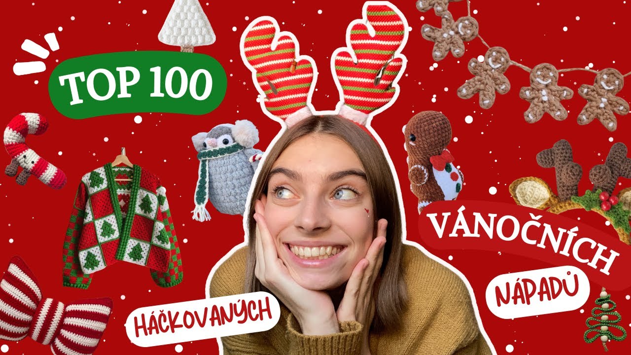TOP 100 NÁPADŮ, KTERÉ UHÁČKOVAT NA VÁNOCE /Clarusart