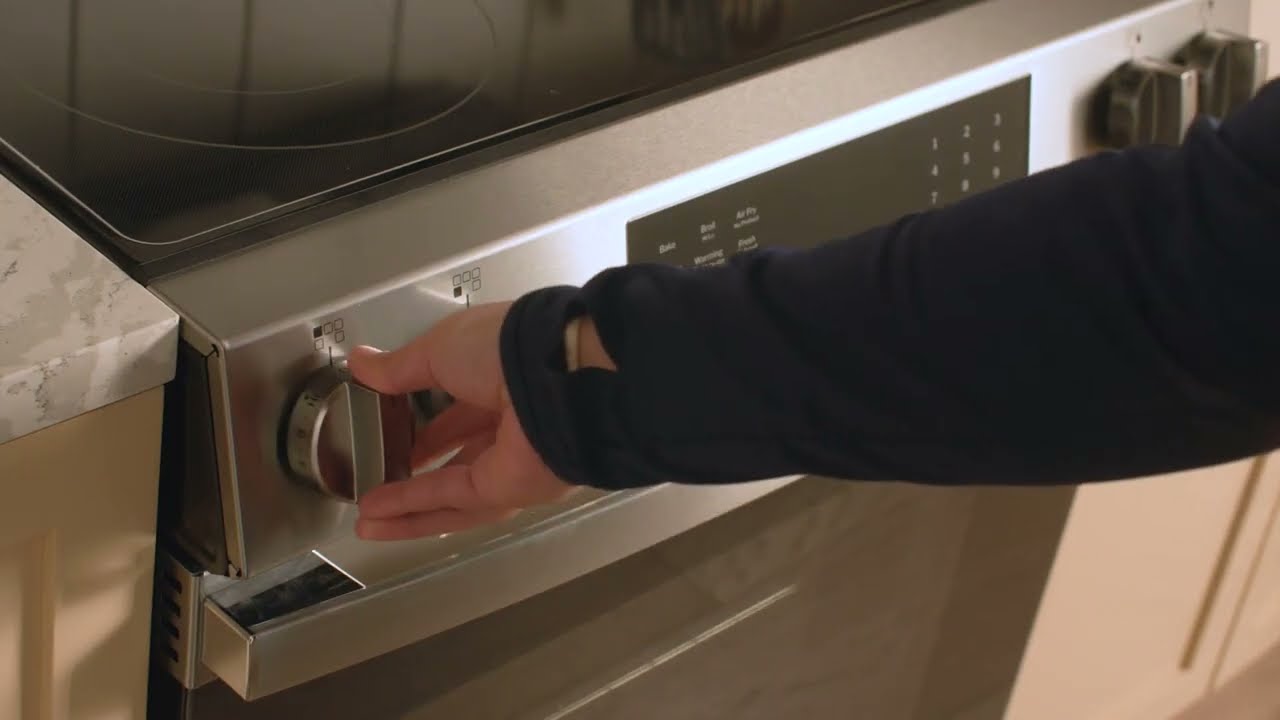 Knob Installation for GRS600 and GRS500 Electric Slide-In Models