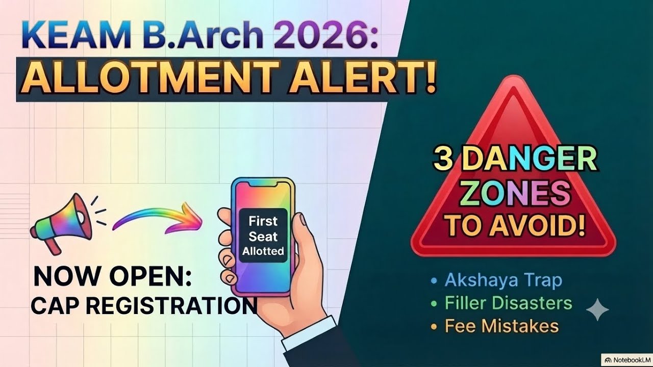 KEAM 2026 B.Arch Allotment Latest Updates: Avoid These 3 Major Mistakes to Stay Safe