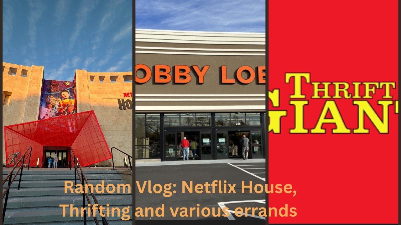 Random Vlog | Netflix House, Thrifting and various errands