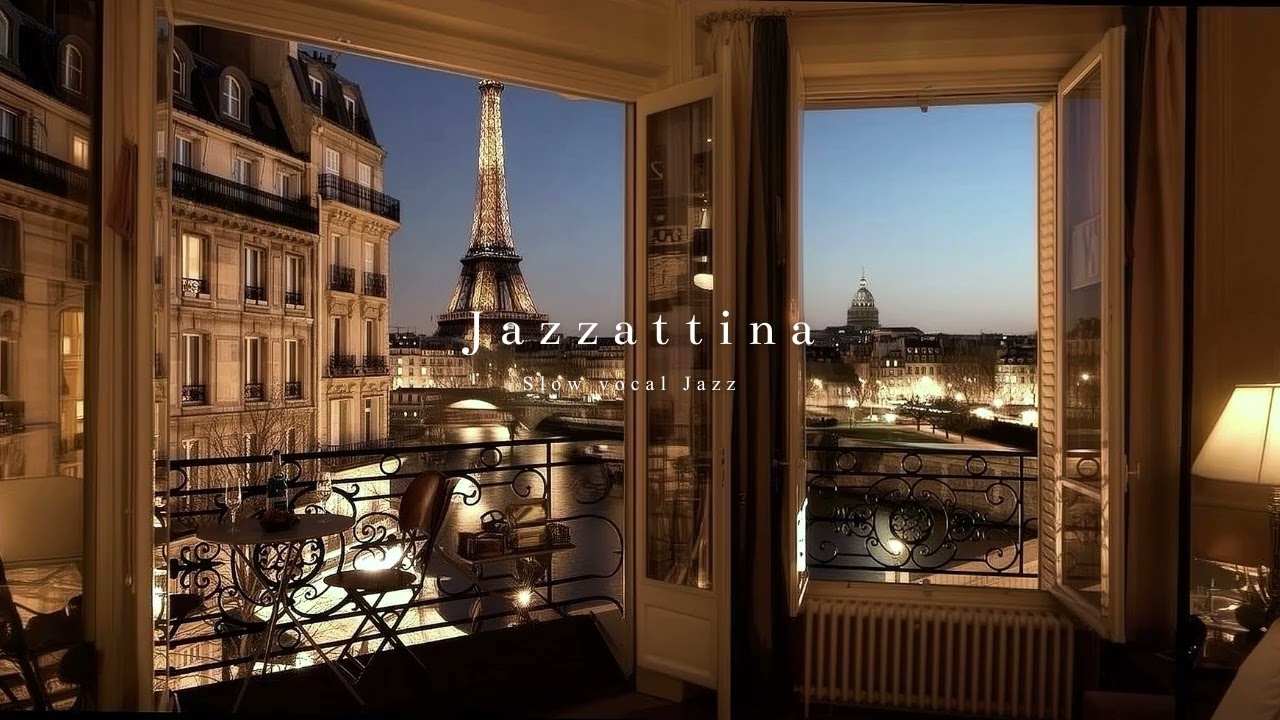 [Playlist] 창문너머 파리의 밤이 시작되면 흐르는 Slow Jazz ㅣ Work & Relax