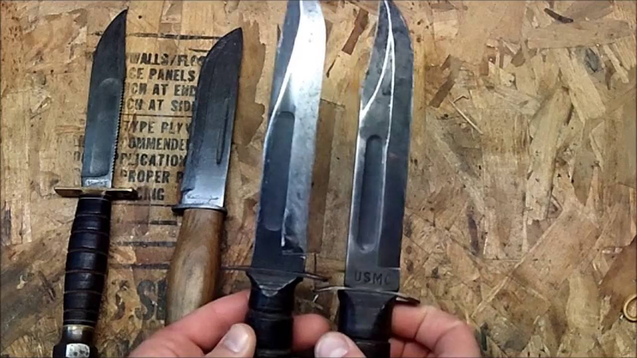 Cattaraugus 225Q vs. Camillus Marine Corp vs. Marbles USAF Survival Knife