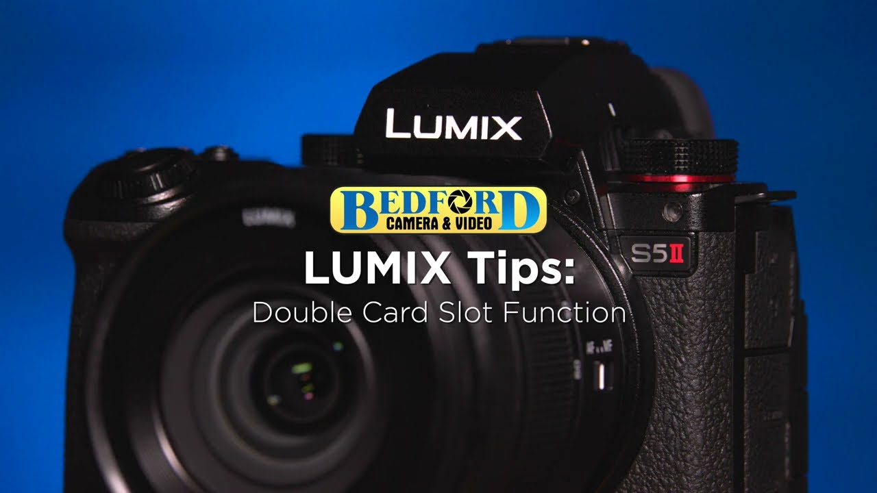 Lumix Tips  I  Double Card Slot Function