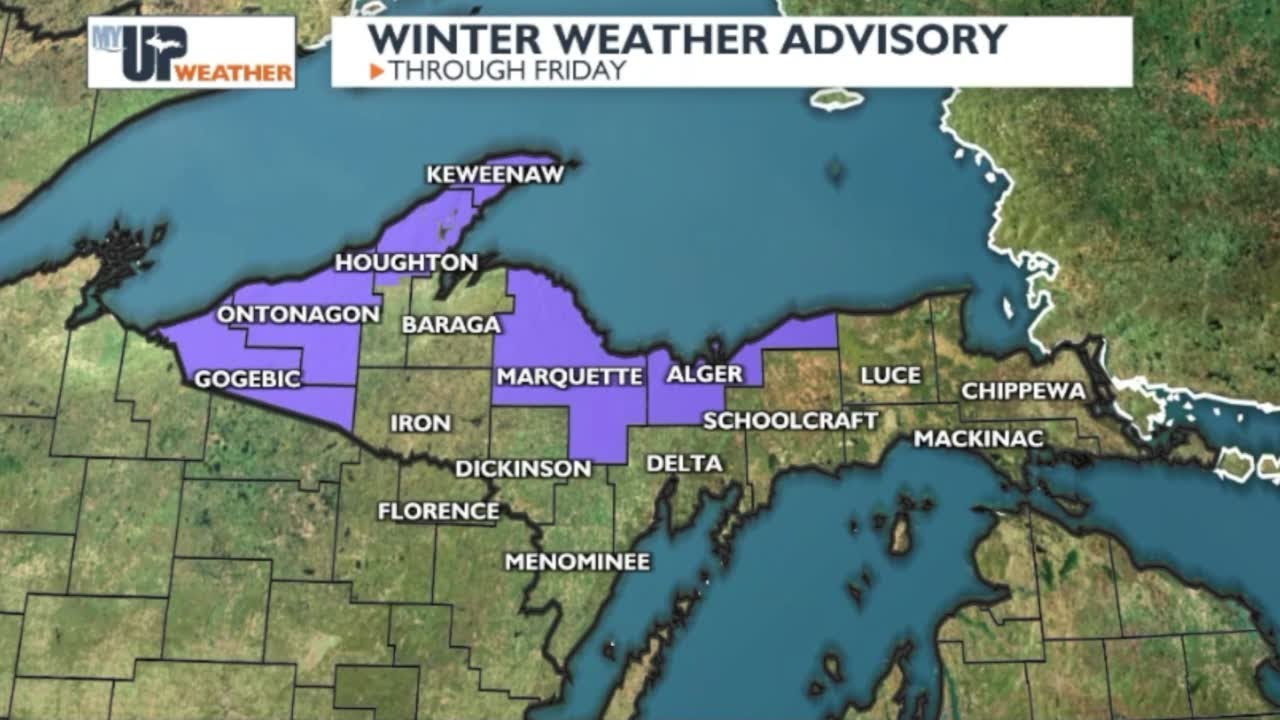 My UP Weather: Much colder on Friday with lake effect snow and wind (February 5, 2026)